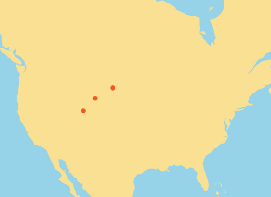 Range Map Black Footed Ferret 1774