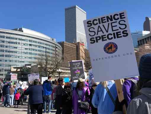 Denver March for Science Activists Rally