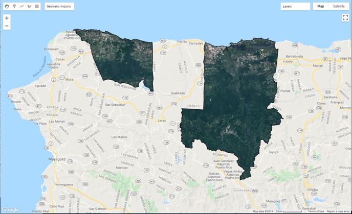 Satellite imagery of turtlefat’s current range according to the Fish and Wildlife Service (b) in April – September 2019..jpg