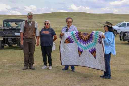 Rick honored with quilt 