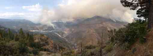 Aspen Fire in the Sierra National Forest 