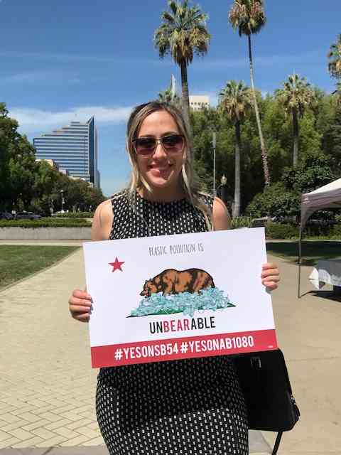 Analise on plastic lobby day