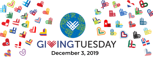 Giving Tuesday Global hearts 2019