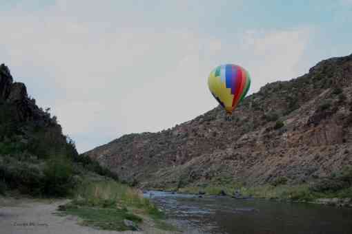 Hot Air Balloon Tour over Rio Grande Gorge, New Mexico