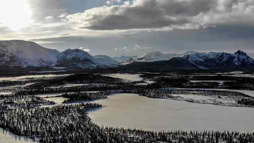 Mountain landscape, Arctic National Wildlife Refuge, Alaska