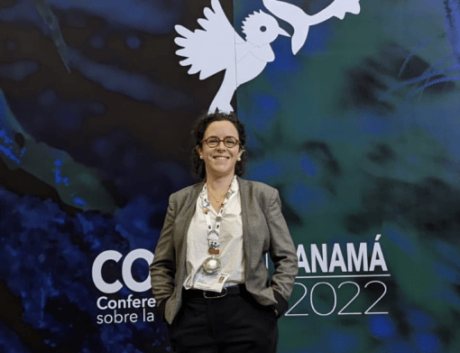 Alejandra at CITES CoP19 in Panama, 2022