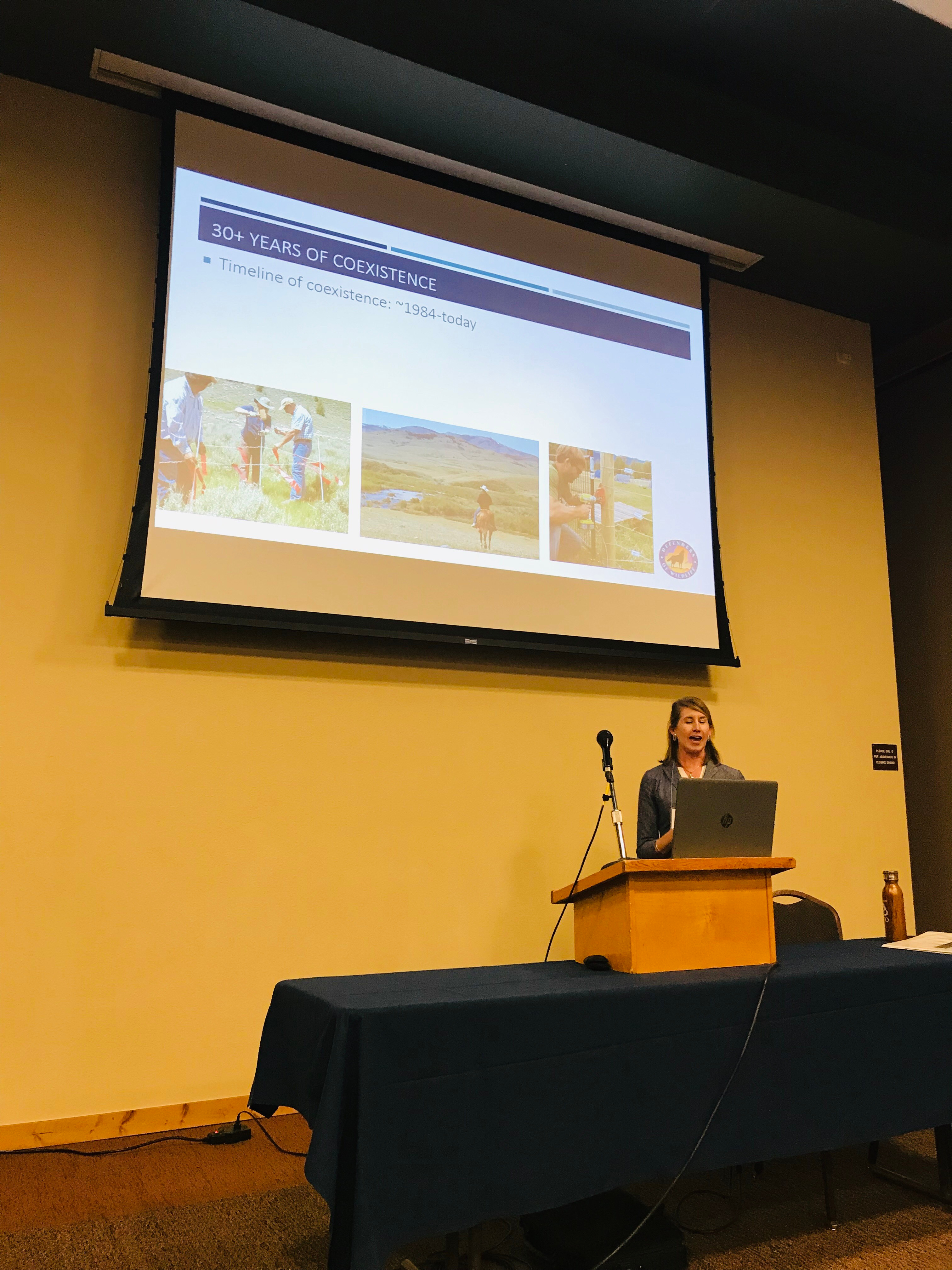 Pathways Conference 2019 Jennie Miller talking to 30 years of Coexistence