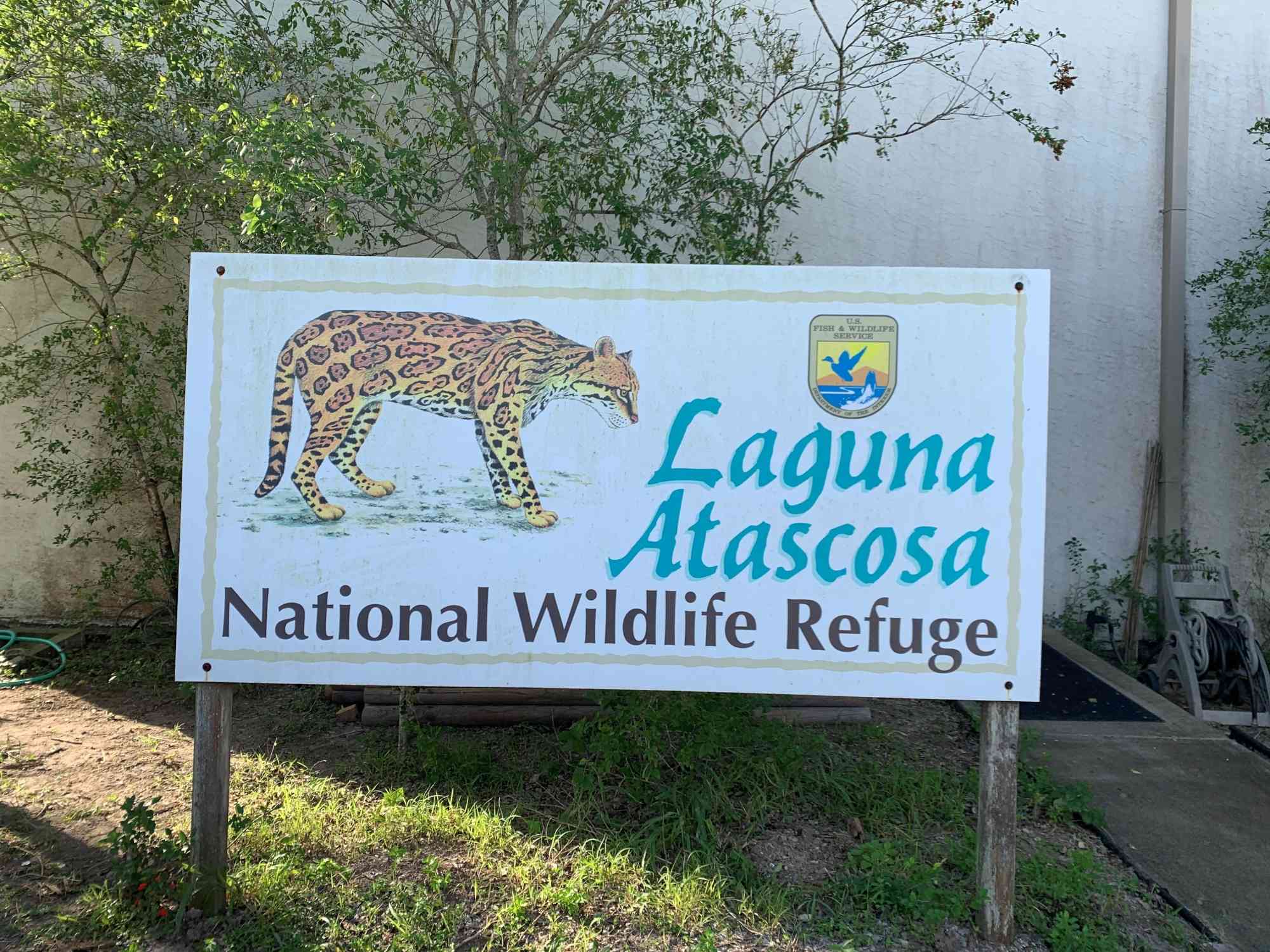 Laguna Atascosa NWR Refuge Sign