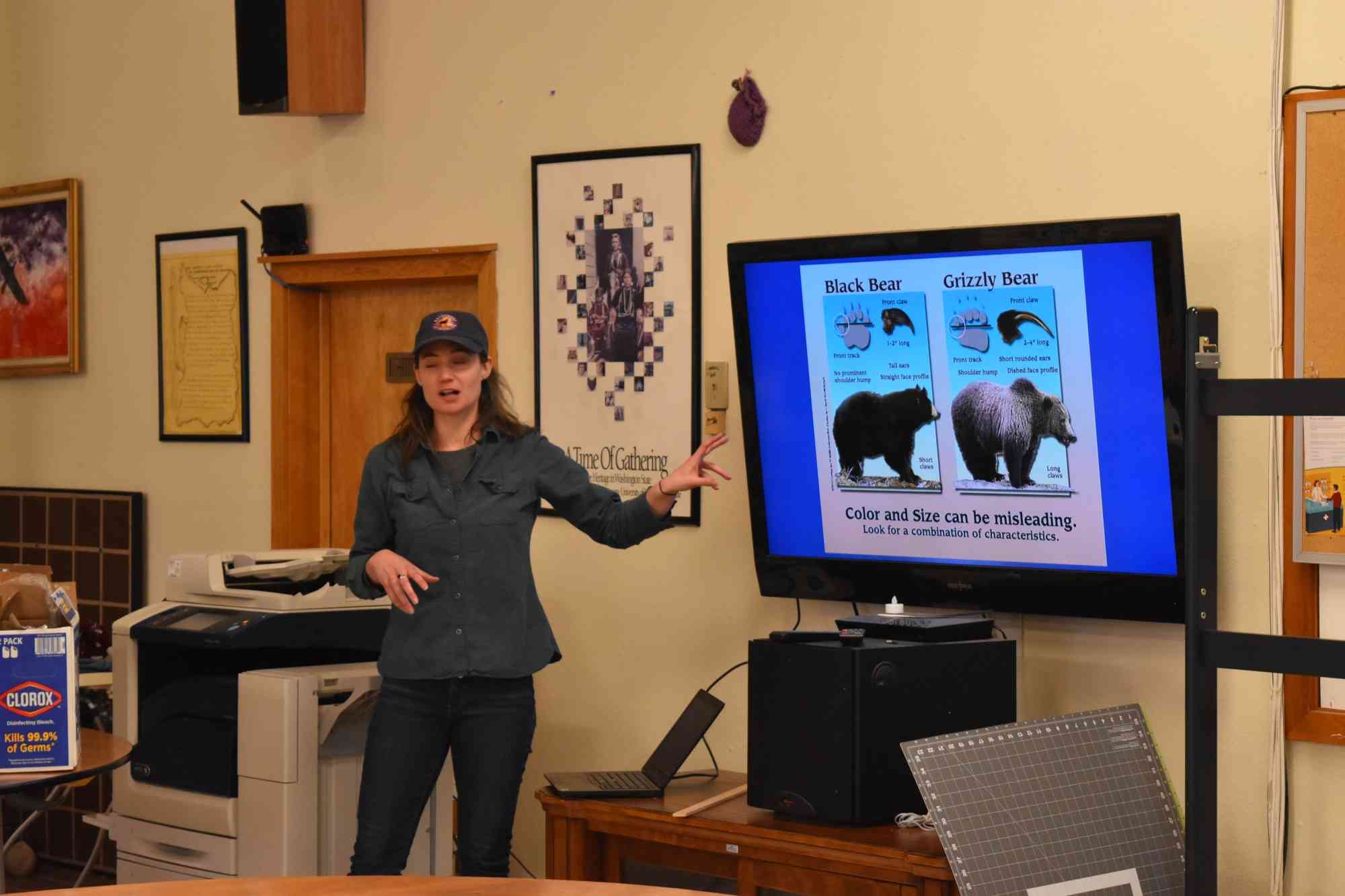Zoe Hanley Speaking - Sauk Suiattle Bear Awareness Training
