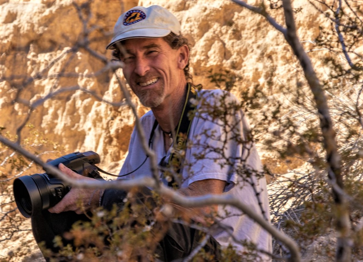 Defenders of Wildlife California Desert Representative Tom Egan at the Palisades Ranch Ecological Reserve, Helendale, California.