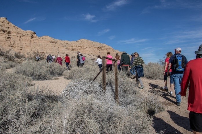 2020.01.25 Palisades Ranch Nature Reserve Helendale, California walk with Tom Egan/Defenders of Wildlife