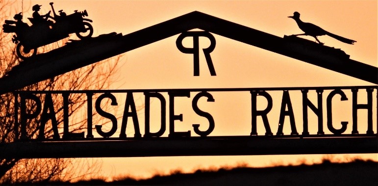 Palisades Ranch sign