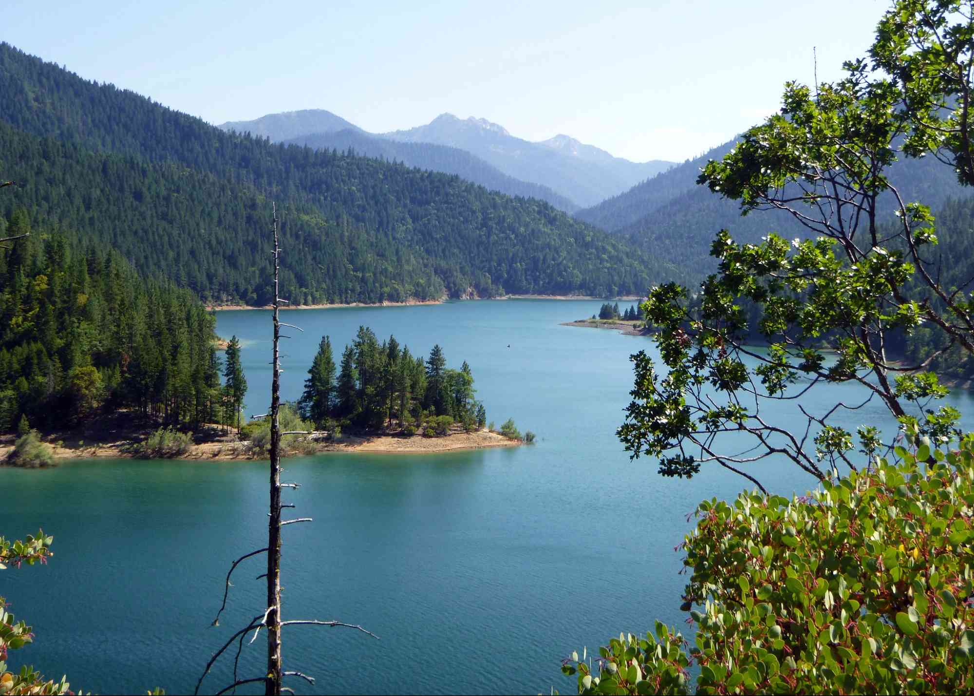 Applegate Reservoir in the Siskiyou Mountains within the Rogue River-Siskiyou National Forest