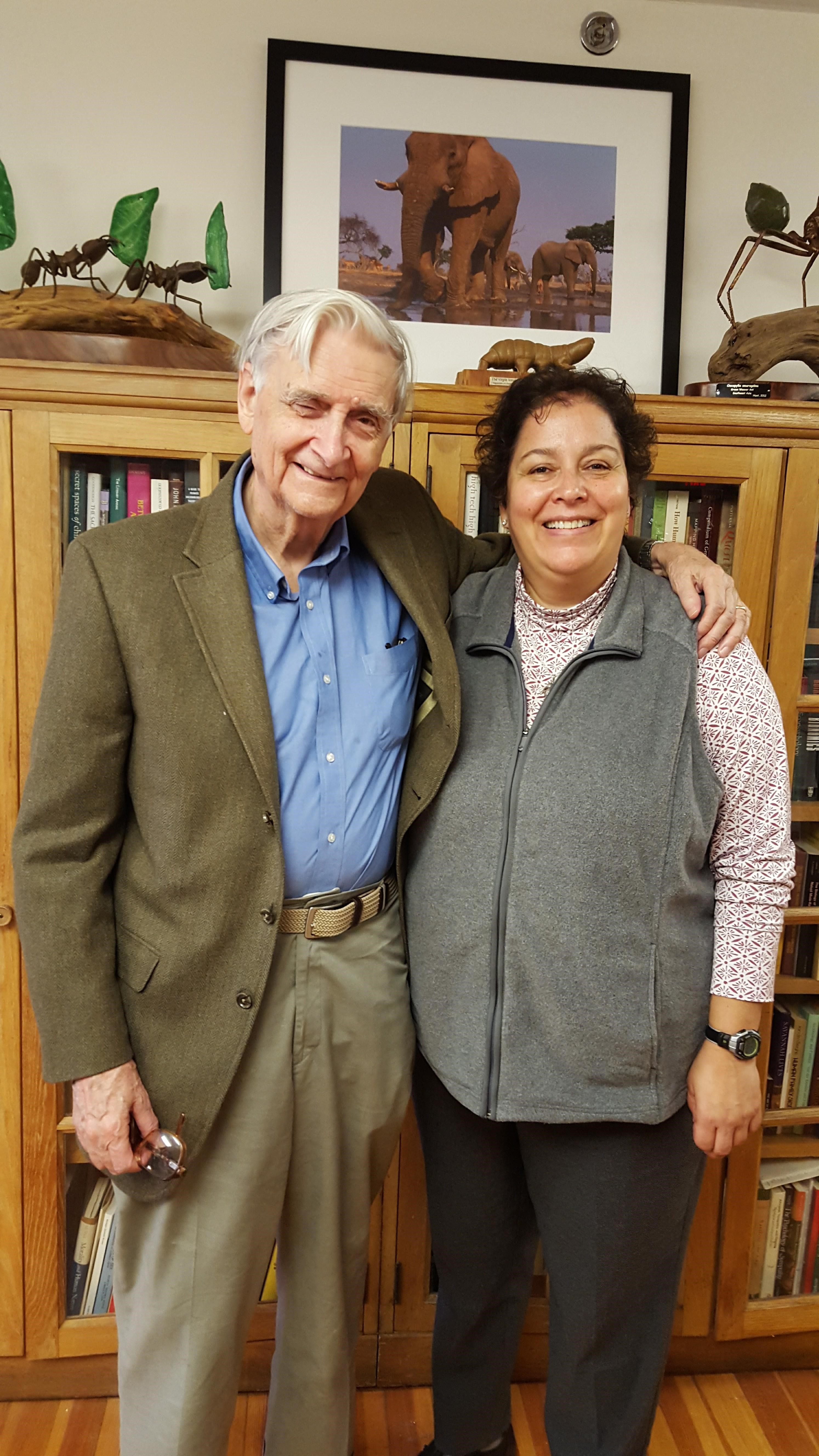 Gaby Chavarria and EO Wilson