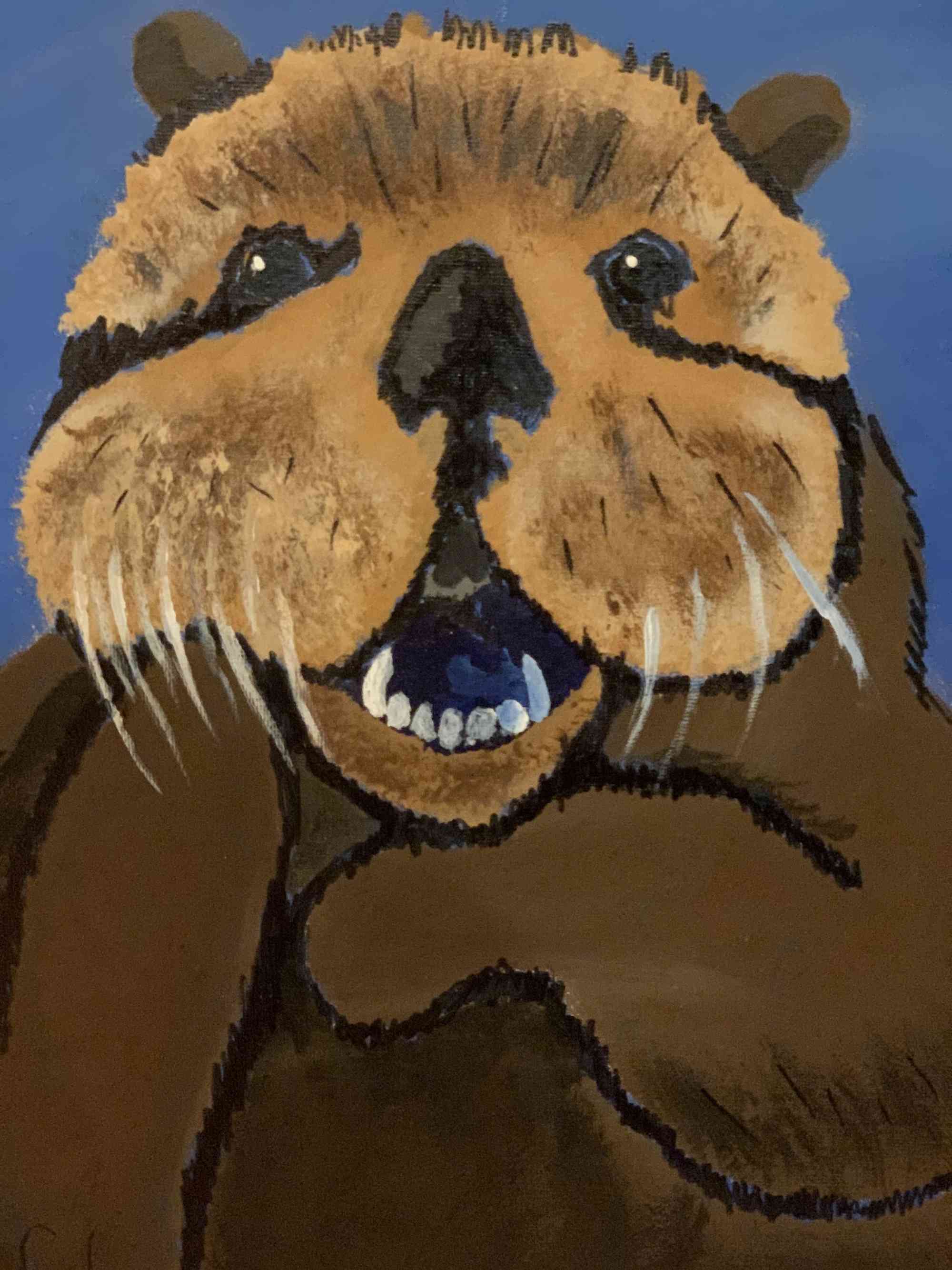 painted sea otter