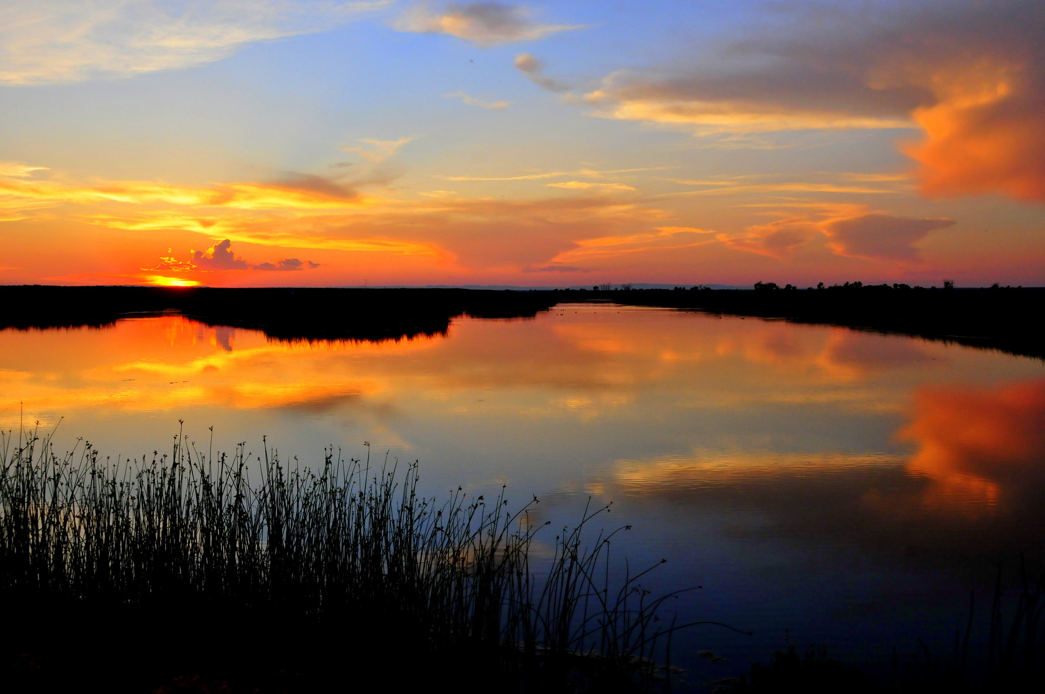 Seedskadee National Wildlife Refuge Hawley Unit at Sunset