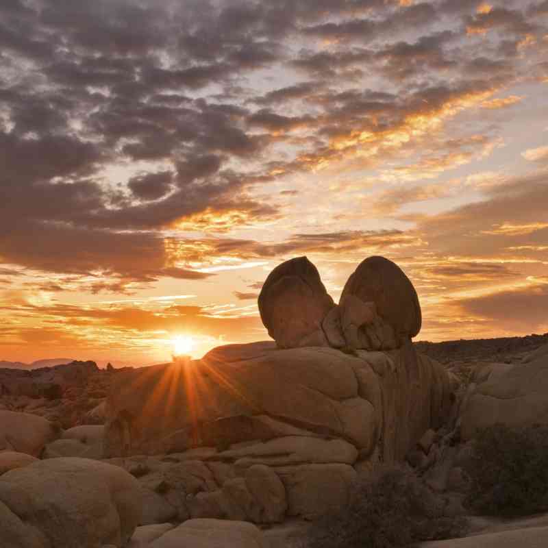Sunrise at Heartbreak Rock, Joshua Tree National Park